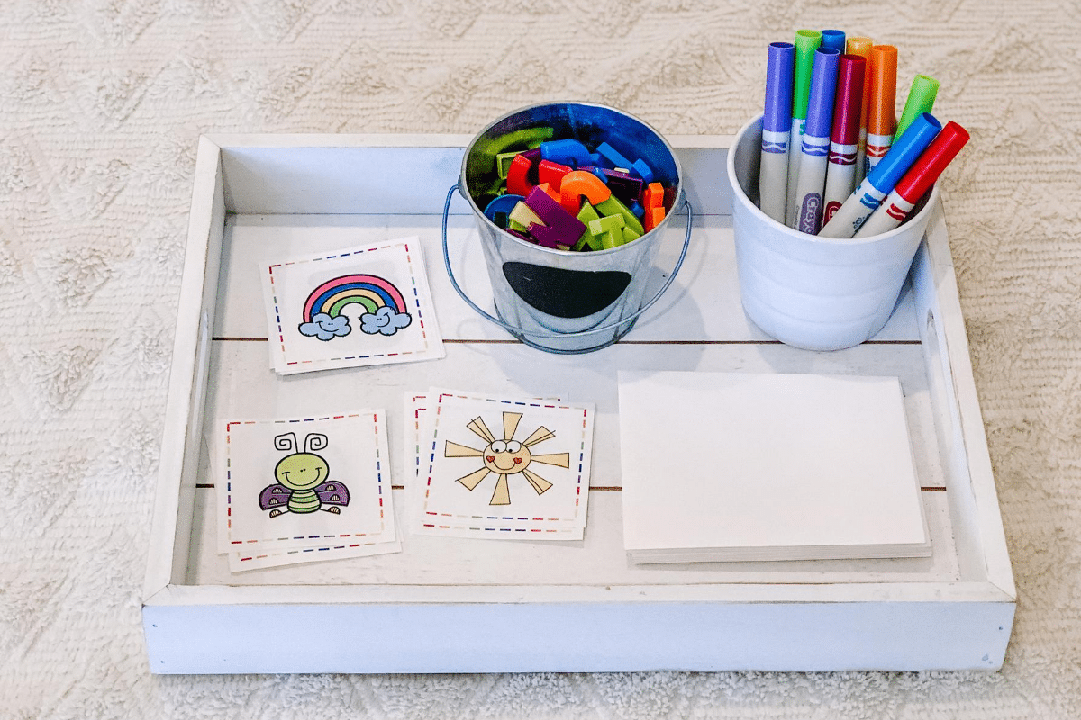 Envelope Spelling Game beyond the playroom